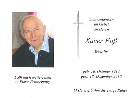 Xaver Fu Weichs