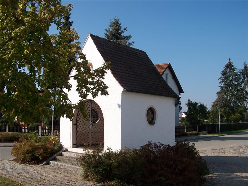 Kapelle zum gegeielten Heiland in Pfellkofen.